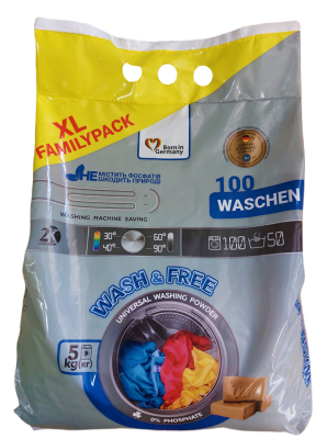  Wash and Free uniwersalny proszek do prania 5kg